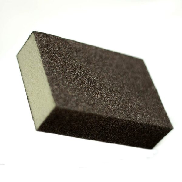 Thick sanding block for leather